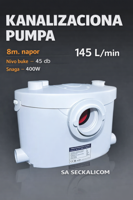 Pumpa za toalet 400w